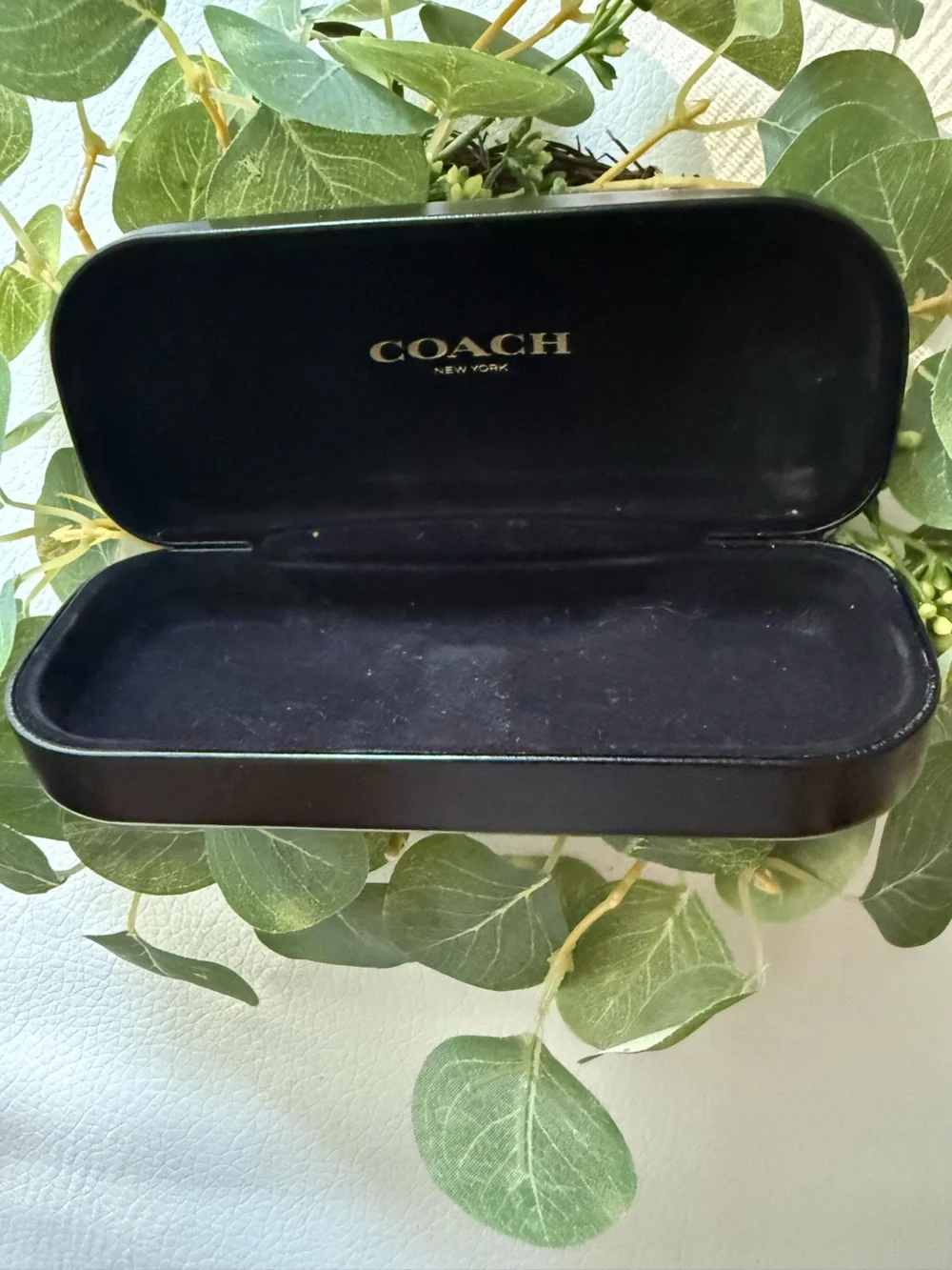 Coach Black Hard Shell Eyeglass Case